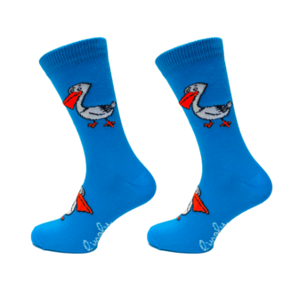 Casual Socks Pelican Blue
