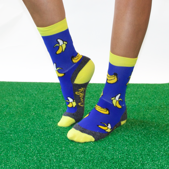 Crew Socks Banana Blue