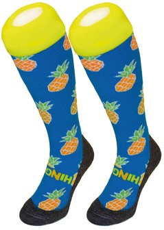 Hockeysokken Ananas Blauw