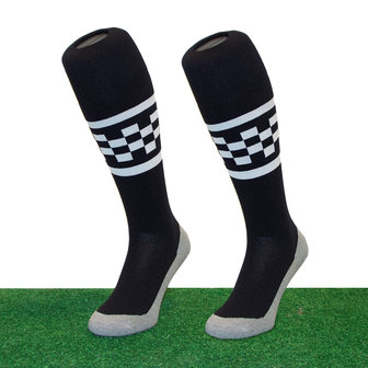 Hockeysocks Checker Black