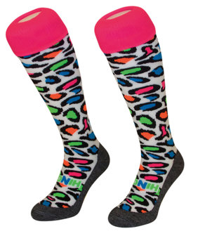 Hockeysocks Panther Fluor White/Pink