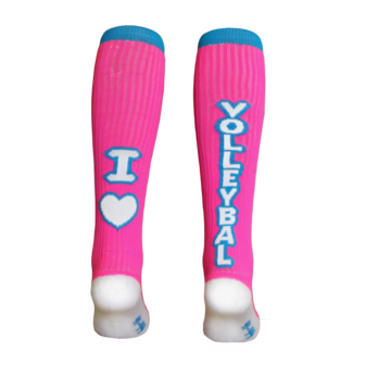 Volleyball Socks Love Volleyball Pink