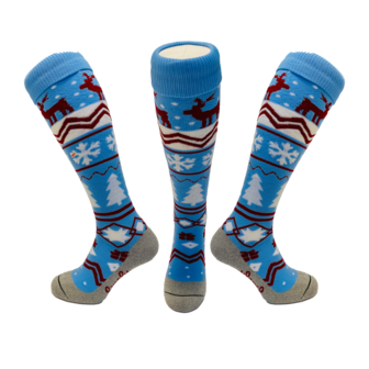 Hockeysocks Nordic Lightblue/Bordeaux