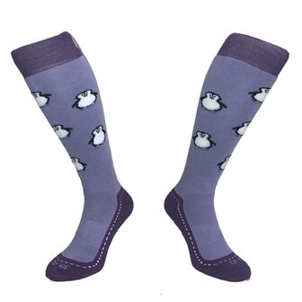 Skisocks Pinguin Lila Ski