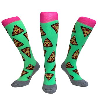 Hockeysokken Pizza Groen
