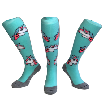 Hockeysokken Unicorn Mint