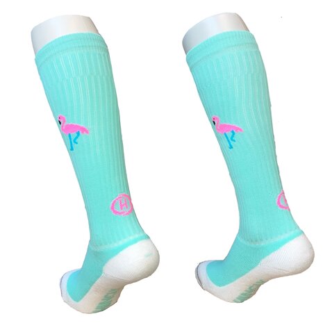 Volleybalsokken Flamingo mint groen