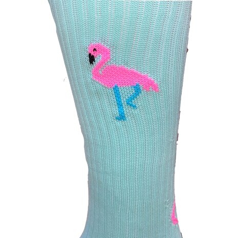 Volleybalsokken Flamingo mint groen