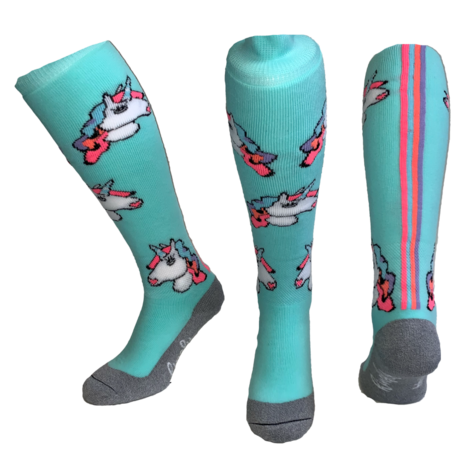 Hockeysokken Unicorn Mint