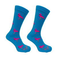 Sokken Flamingo Blauw