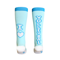Volleybalsokken Love Volleybal Mint