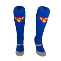 Hockeysokken Superheld Blauw